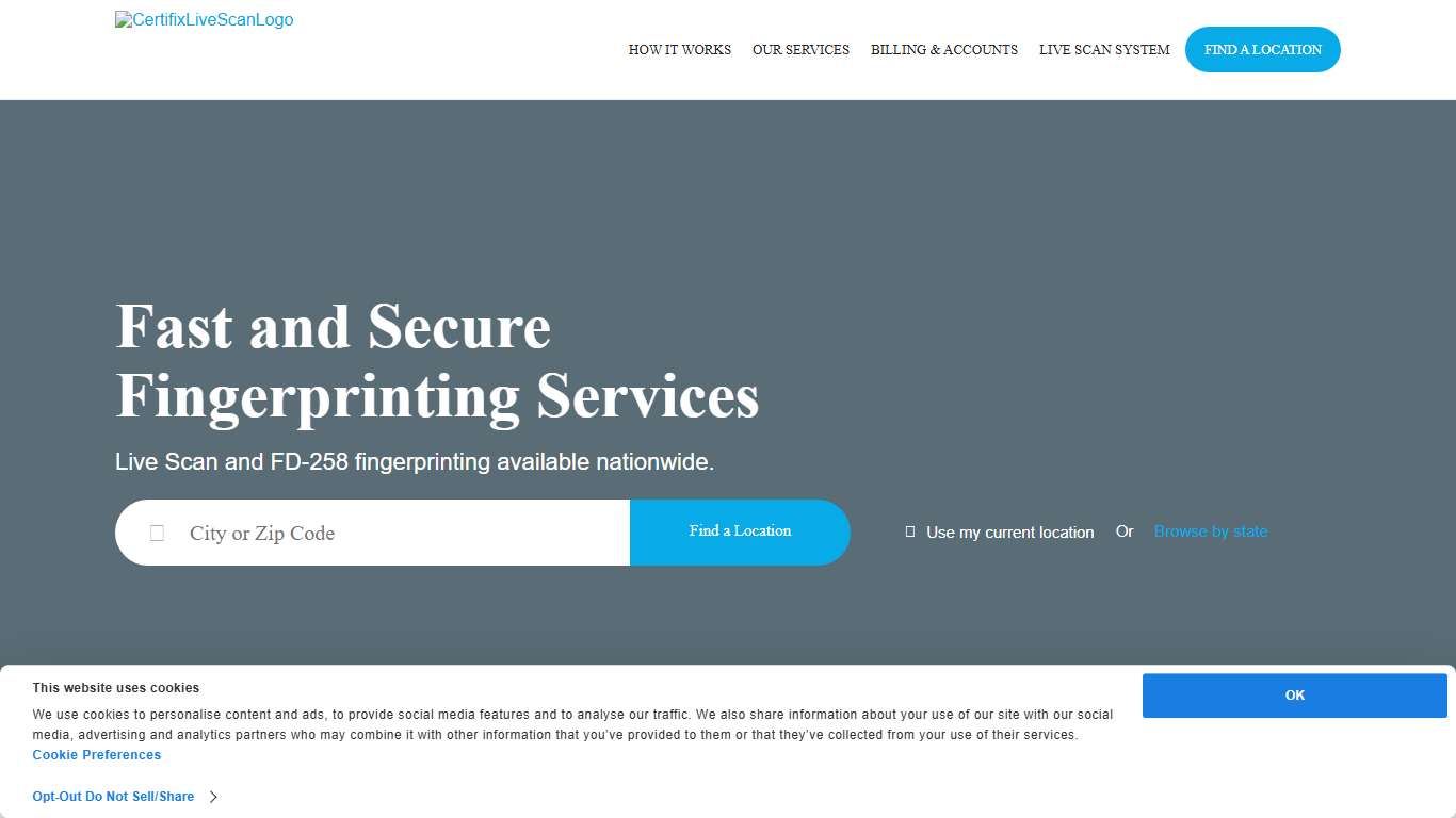 Certifix Live Scan - Fingerprinting Services Network